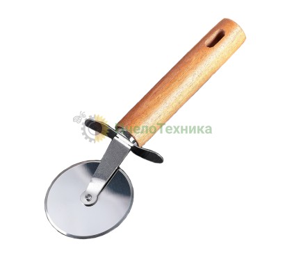 Нож для разрезания восковой вощины с деревянной ручкой