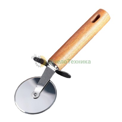 Нож для разрезания восковой вощины с деревянной ручкой