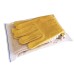 Перчатки кожаные желтые с нарукавниками, размер 10,5